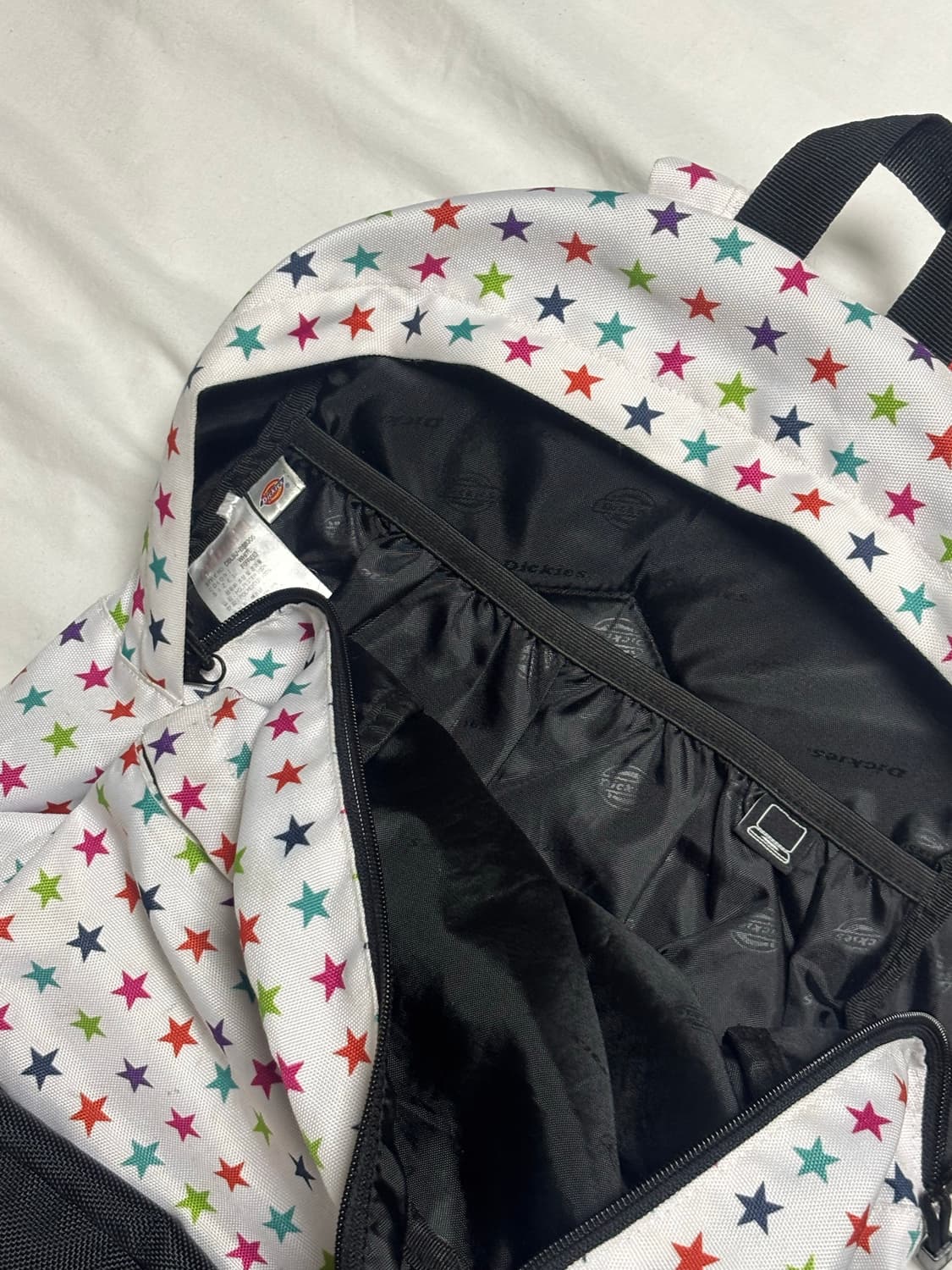 디키즈 빈티지 별 패턴 백팩 가방 화이트 상품이미지2