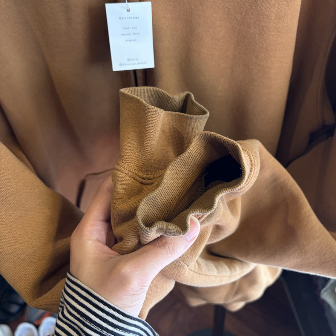 16692 - 칼하트 베이지 후드 집업 상품이미지5