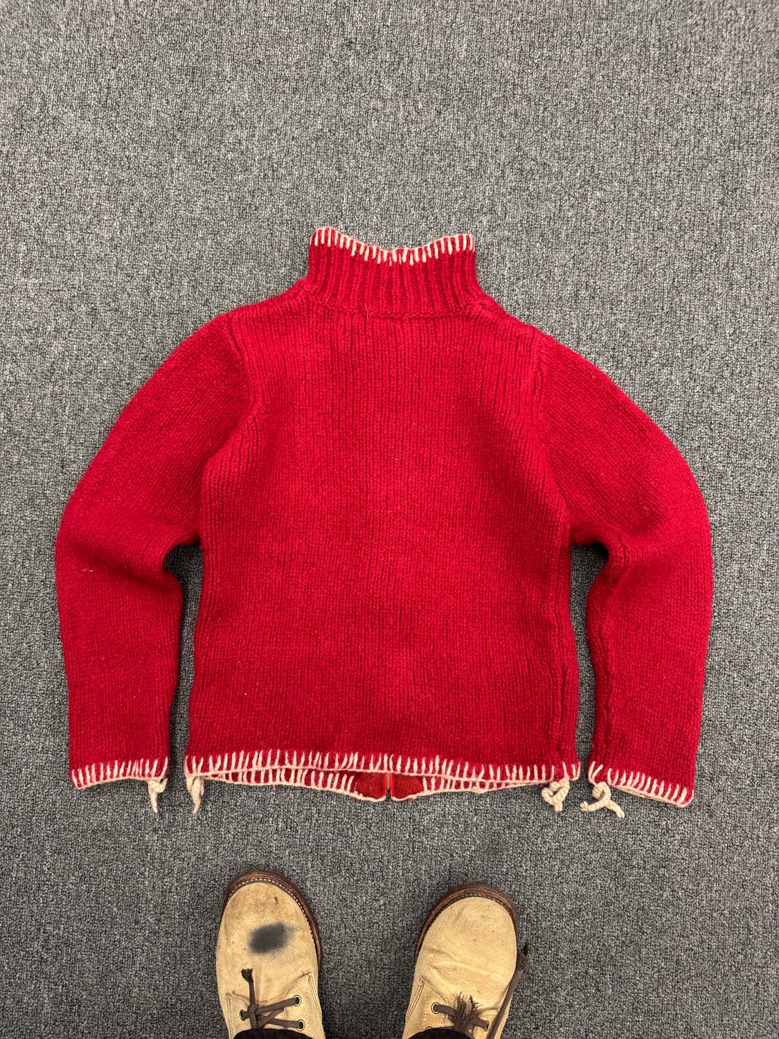 Japanese vintage 여성 니트집업 자켓 상품이미지5