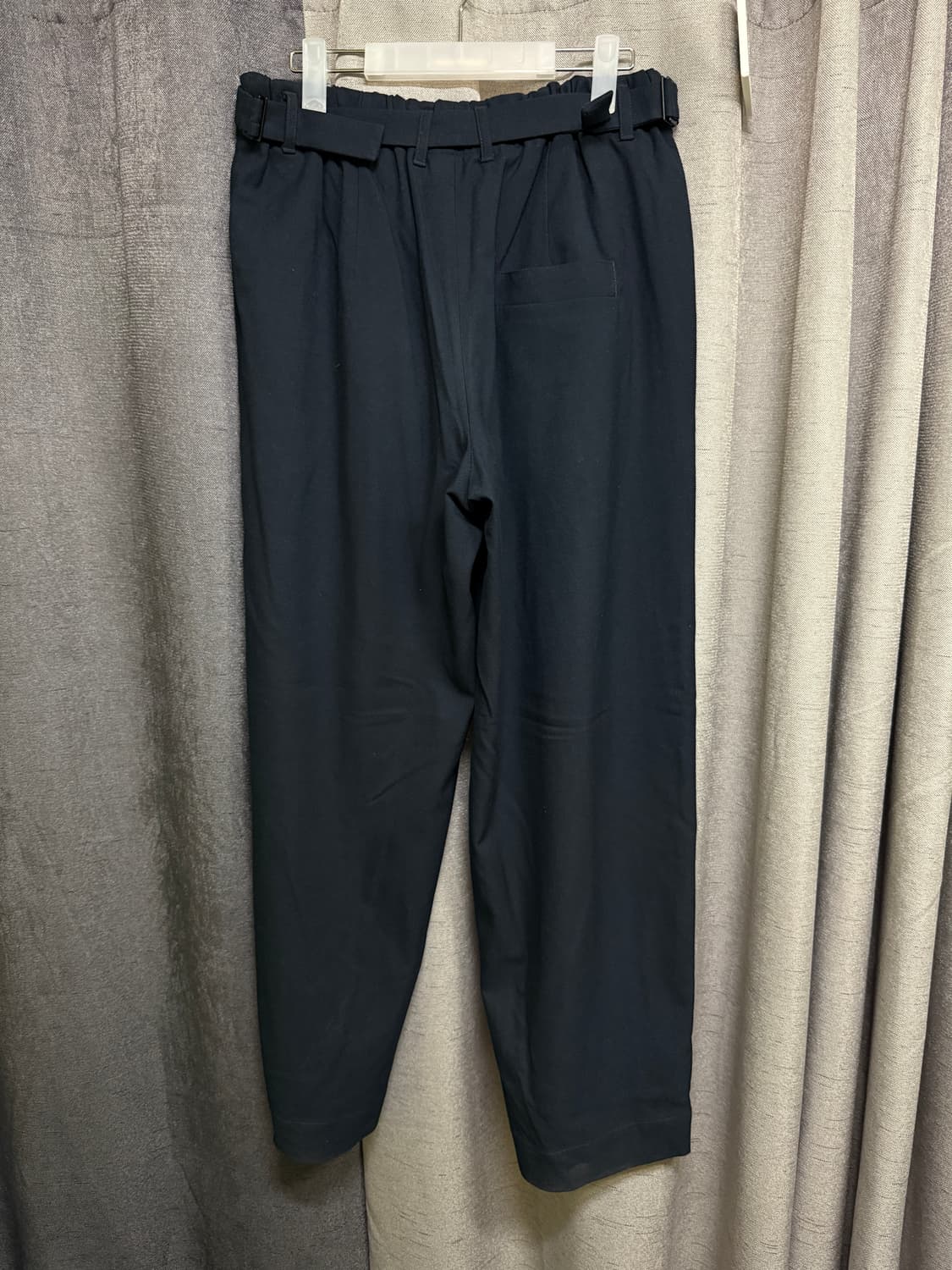 폴리테루 울 커브드 소팬츠 다크네이비 3 상품이미지2