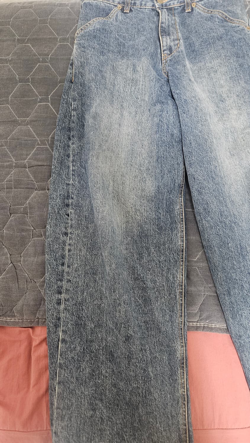 해칭룸 와이드 커브진 블루 블랙 2사이즈 묶음판매 상품이미지2