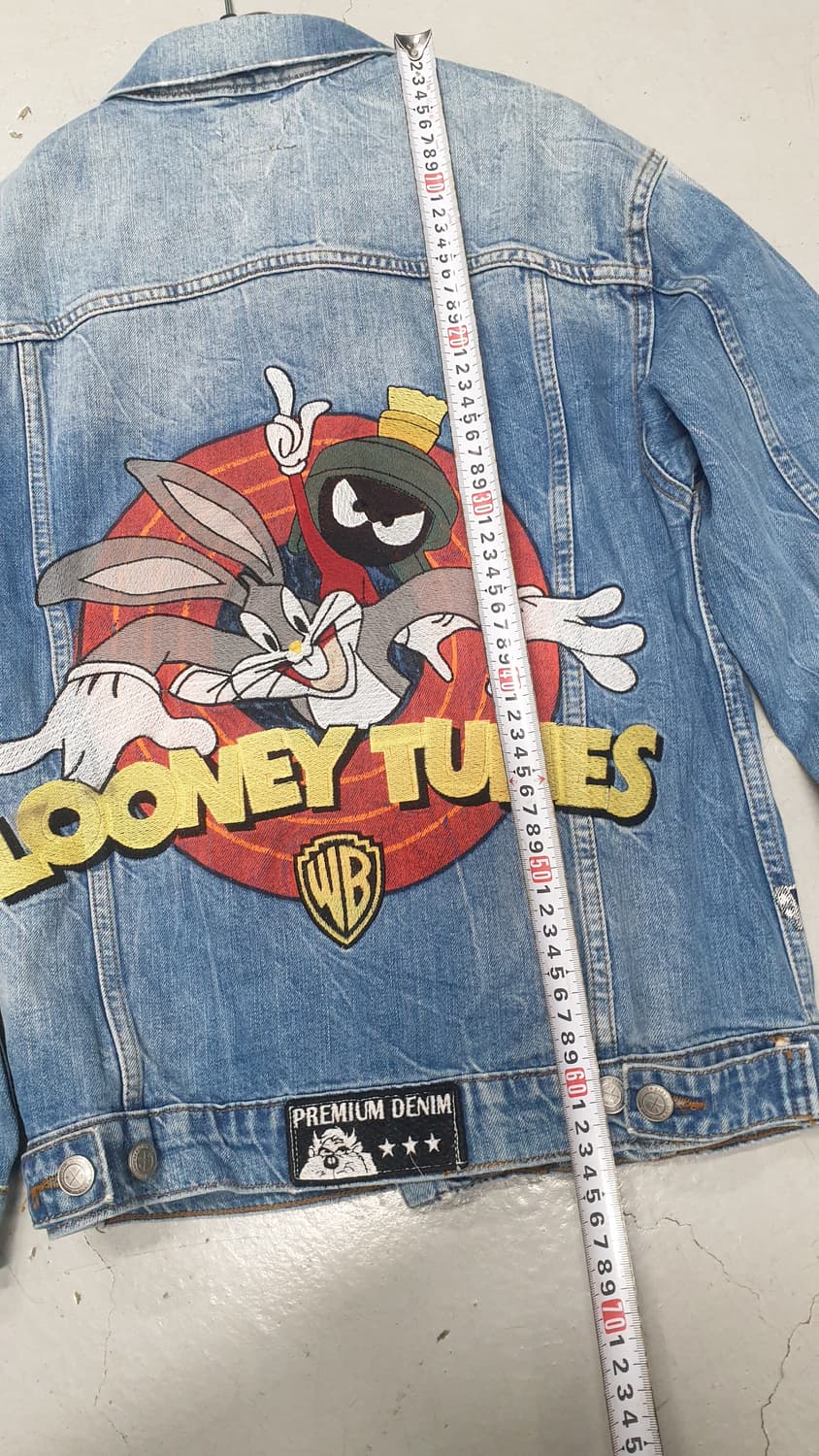 자라 루니툰 콜라보 청자켓 XS 상품이미지3