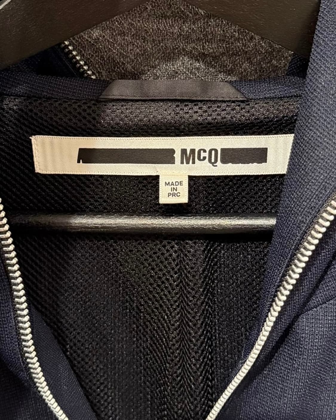 알렉산더 맥퀸 네이비블루 롱 후디 자켓 상품이미지7