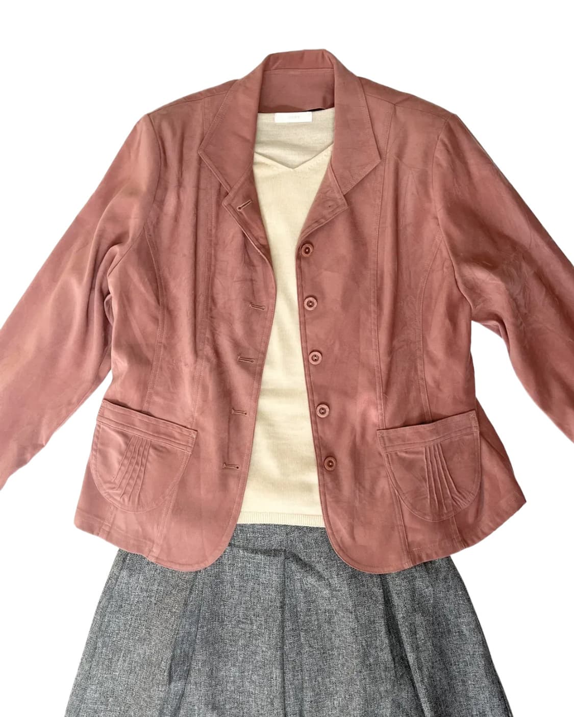 Pink suede jacket 상품이미지4