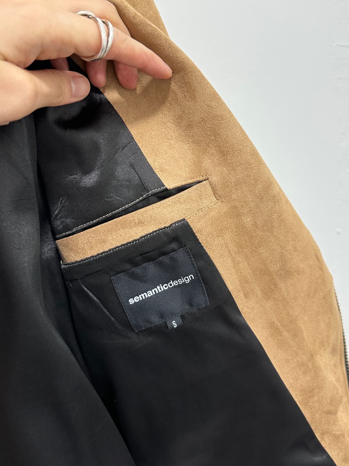 Semantic Design suede rider jacket 상품이미지9