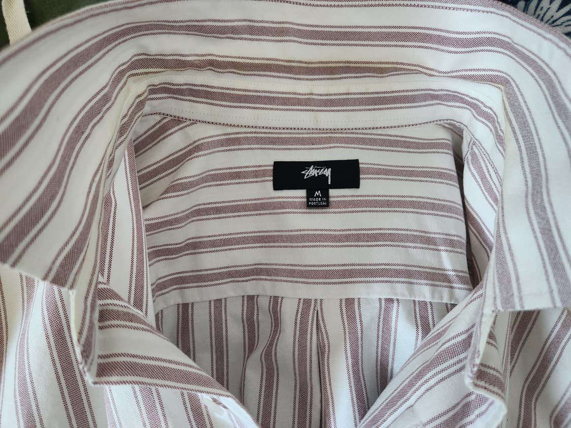 스투시 스트라이프 셔츠 M 상품이미지3