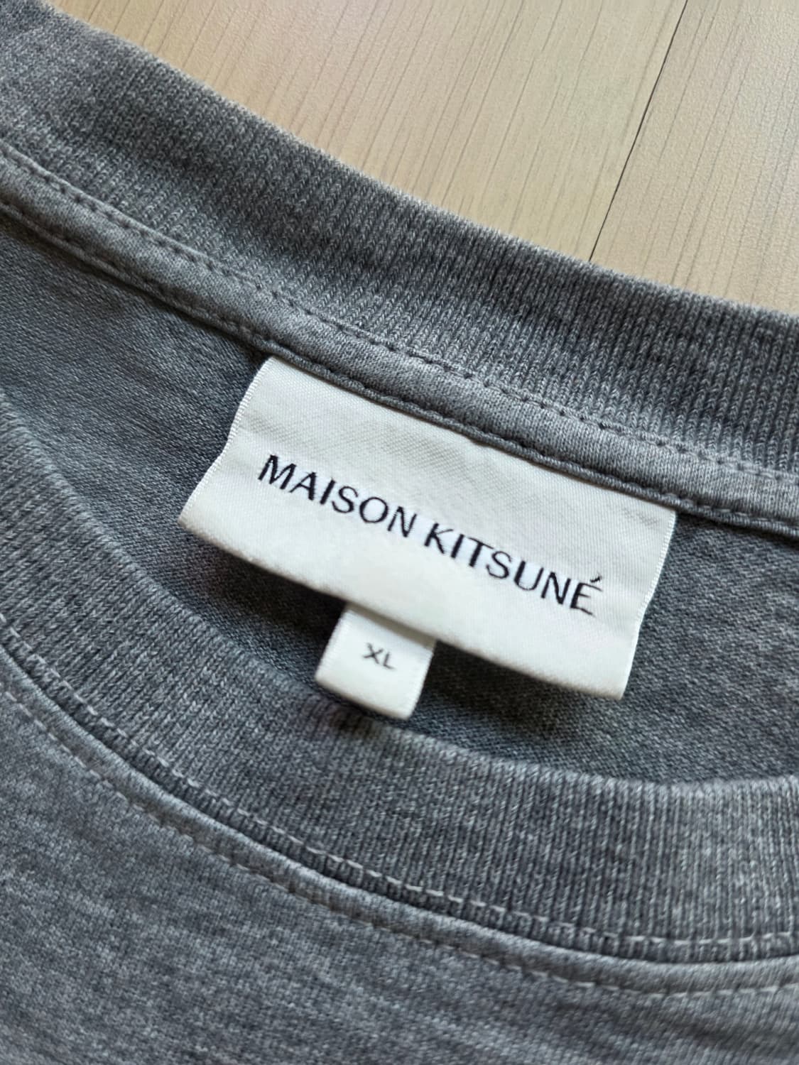 [백화점판,xl]메종키츠네 화이트 폭스 반팔티 상품이미지3