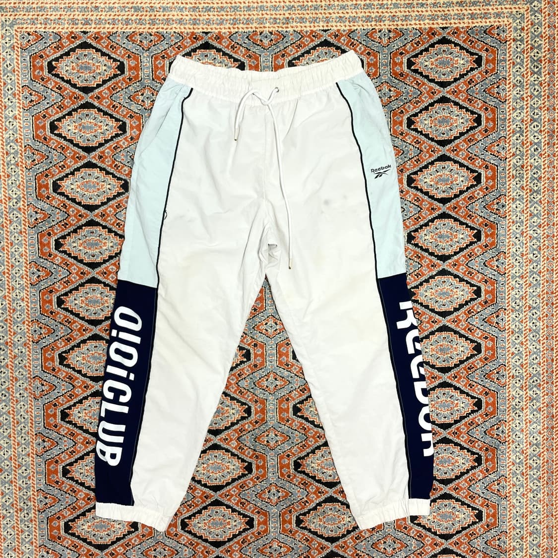 리복 아이보리 배색 폴리 조거팬츠 여성L 상품이미지1