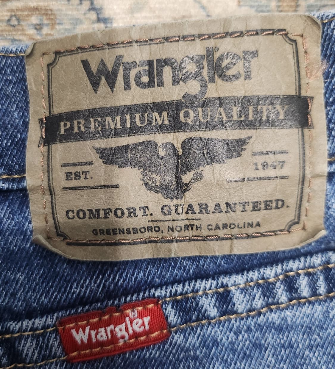 wrangler 랭글러 하프 데님팬츠 38사이즈 상품이미지3