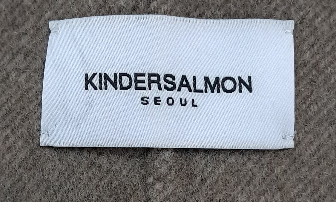 Kindersalmon 헤링본 롱코트 상품이미지4