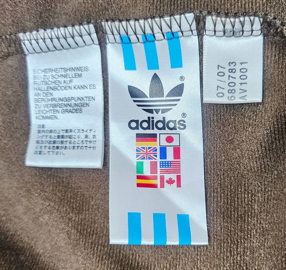 (90~95)S ☆우주매물☆ 아디다스 파이어버드 [브라운민트] 트랙탑져지 상품이미지3