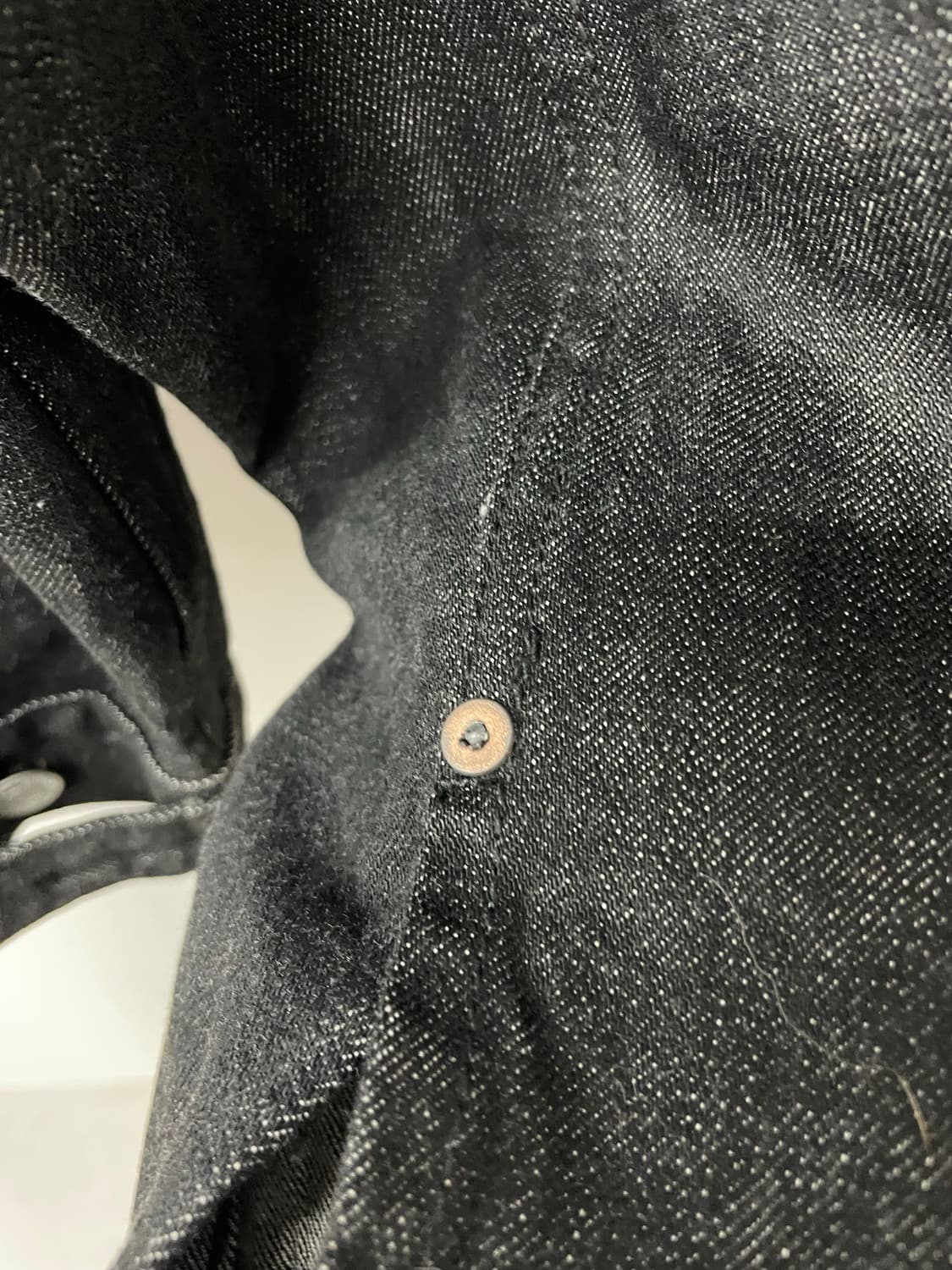 아웃스탠딩 흑청 데님 트러커 자켓 H1441 상품이미지6