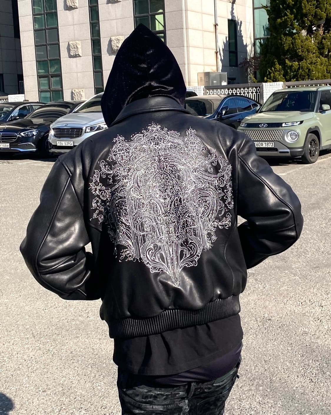 언더마이카 샹들리에 램스킨 레더자켓 2 상품이미지1