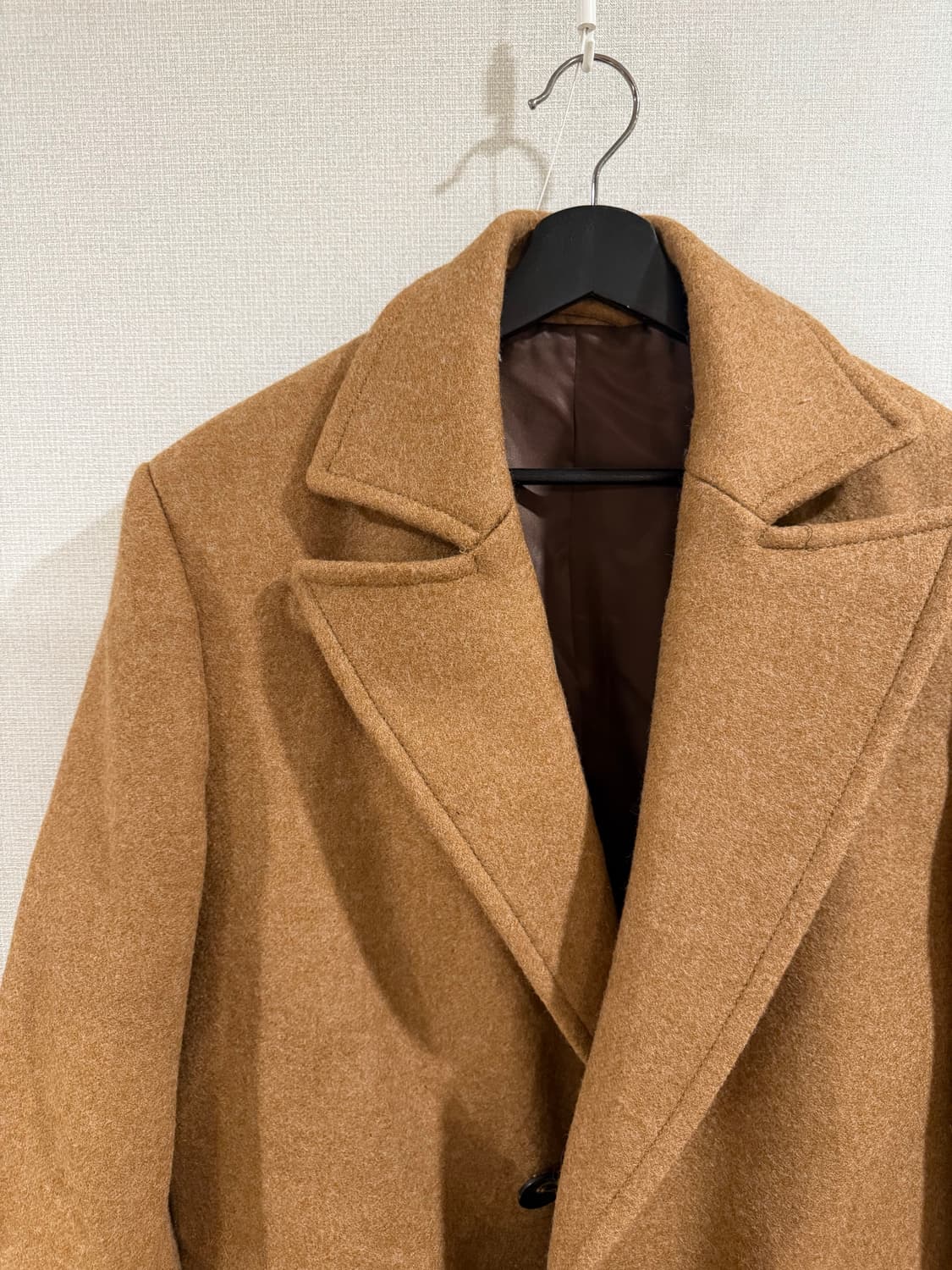 자라 울 블렌드 카멜 코트 상품이미지8