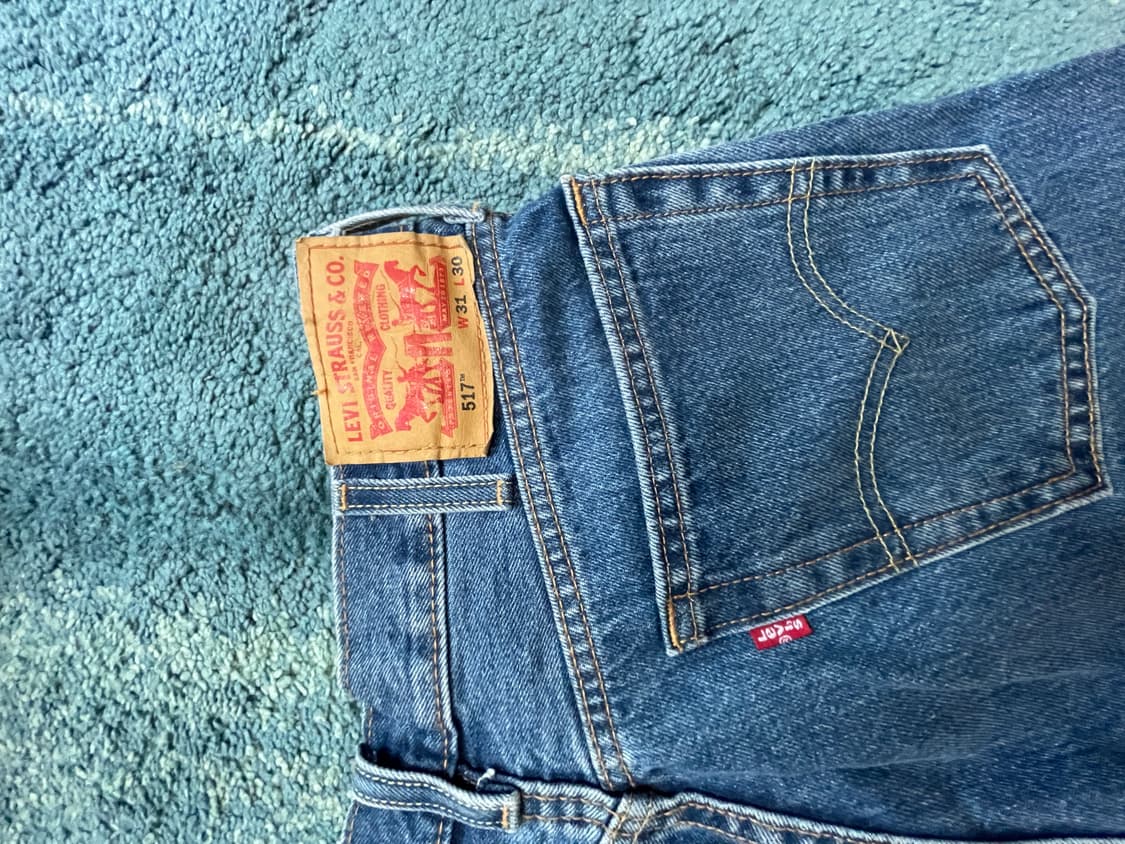 리바이스 517 31/30 중청 청바지 데님 상품이미지5