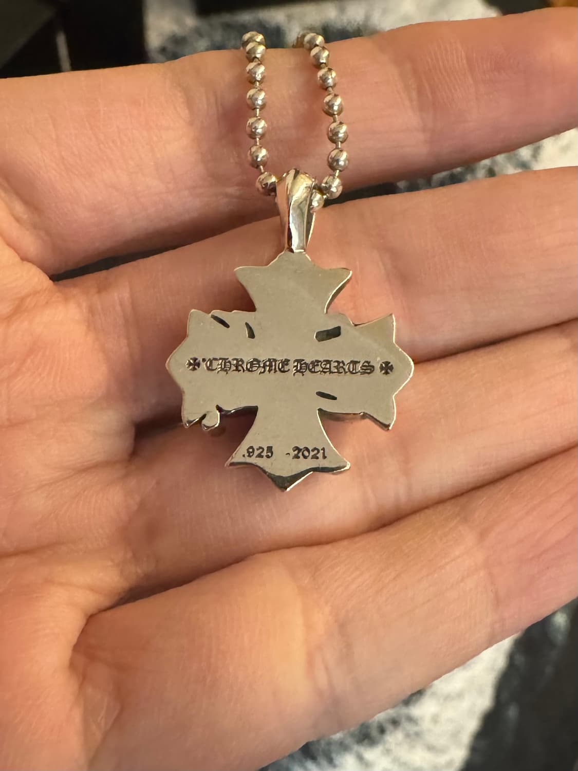 크롬하츠 ch플러스 펜던트 + 볼체인 상품이미지3