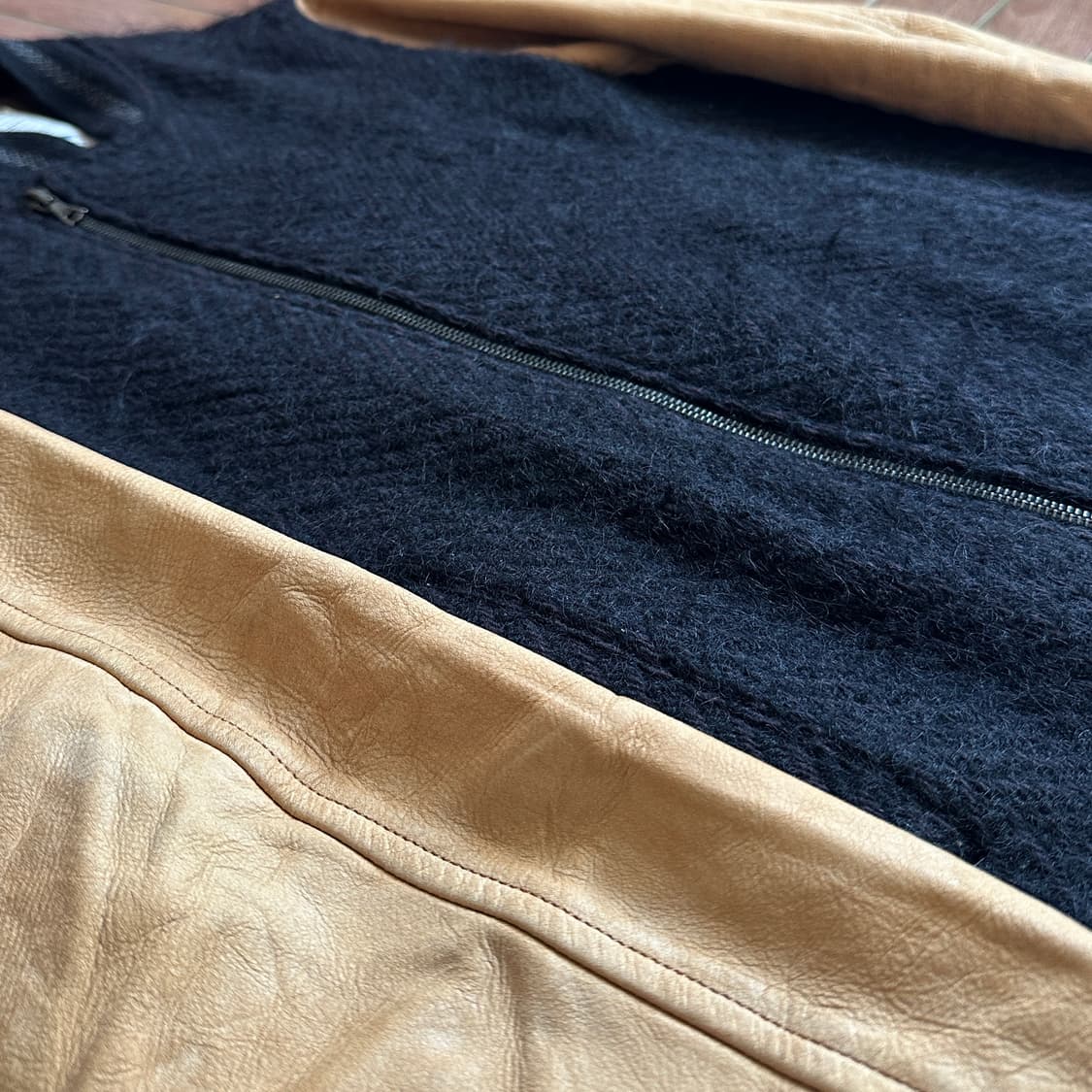 Shareef wool leather varsity jacket 상품이미지3