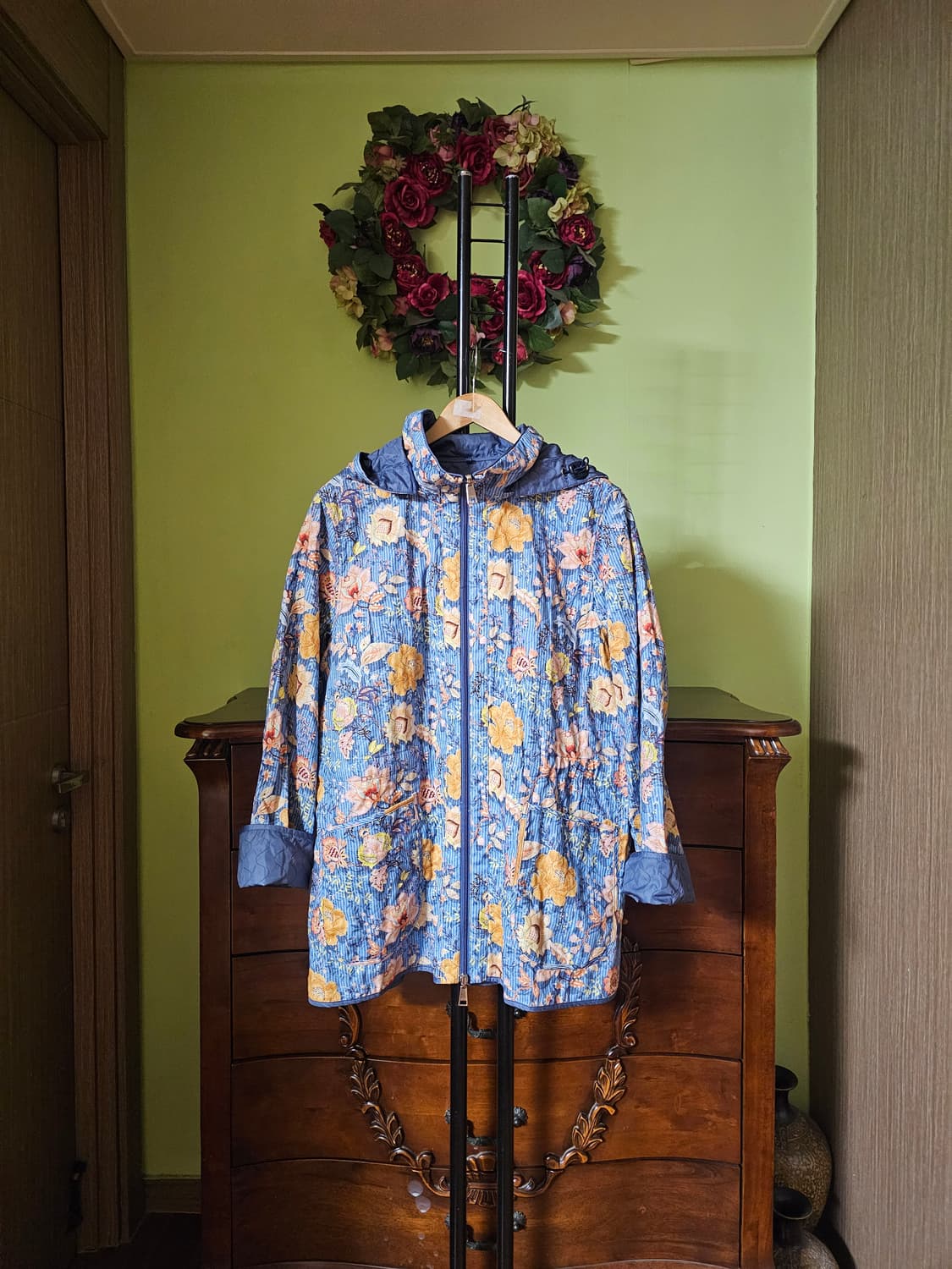 오일릴리 린넨100 리버시블 바람막이  상품이미지1