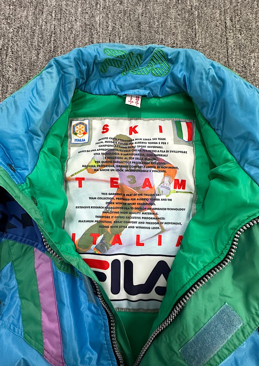 빈티지 휠라 조끼  상품이미지3