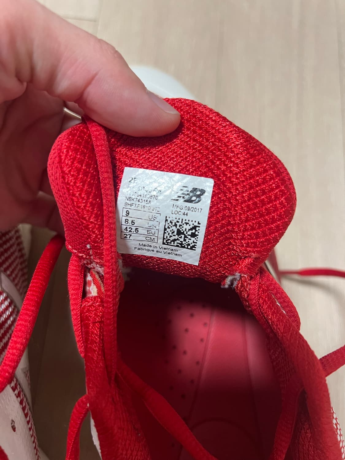 뉴발란스 야구화 스파이크 레드 270 상품이미지5