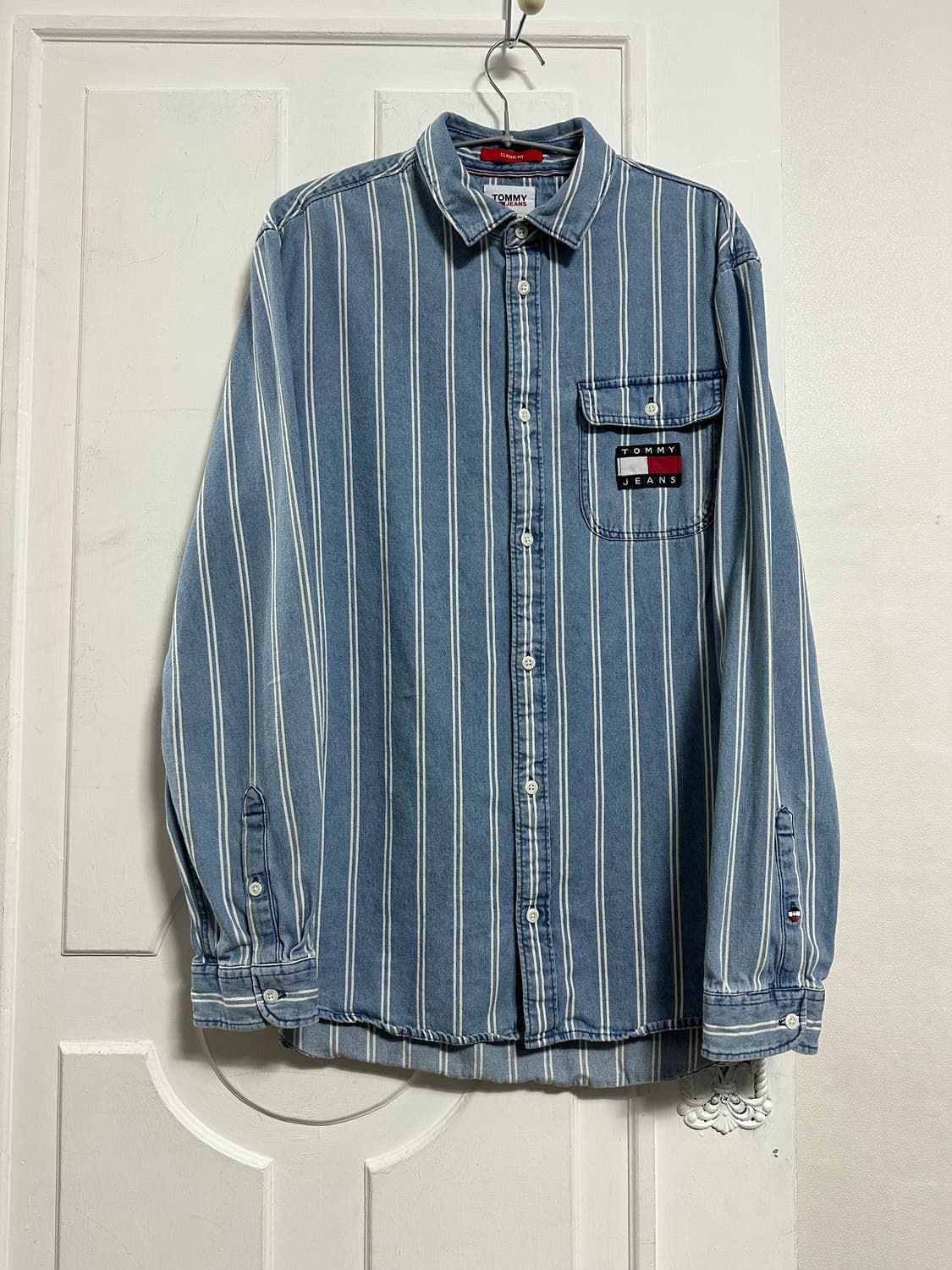 타미힐피거 스트라이프 셔츠 상품이미지1