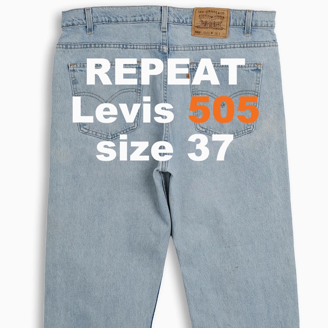 리바이스 505 오렌지탭 90s USA 37 사이즈 OR5053860 상품이미지1
