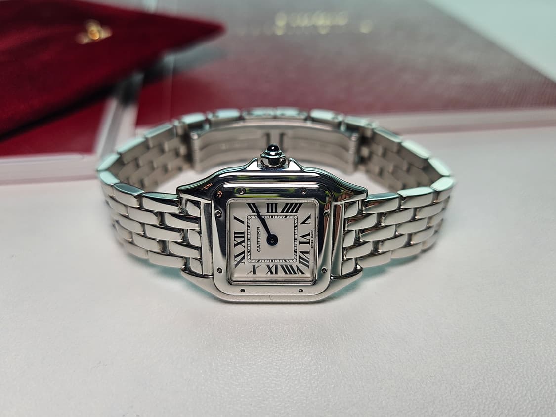 까르띠에 신형 팬더 스몰 스틸 쿼츠 상품이미지4