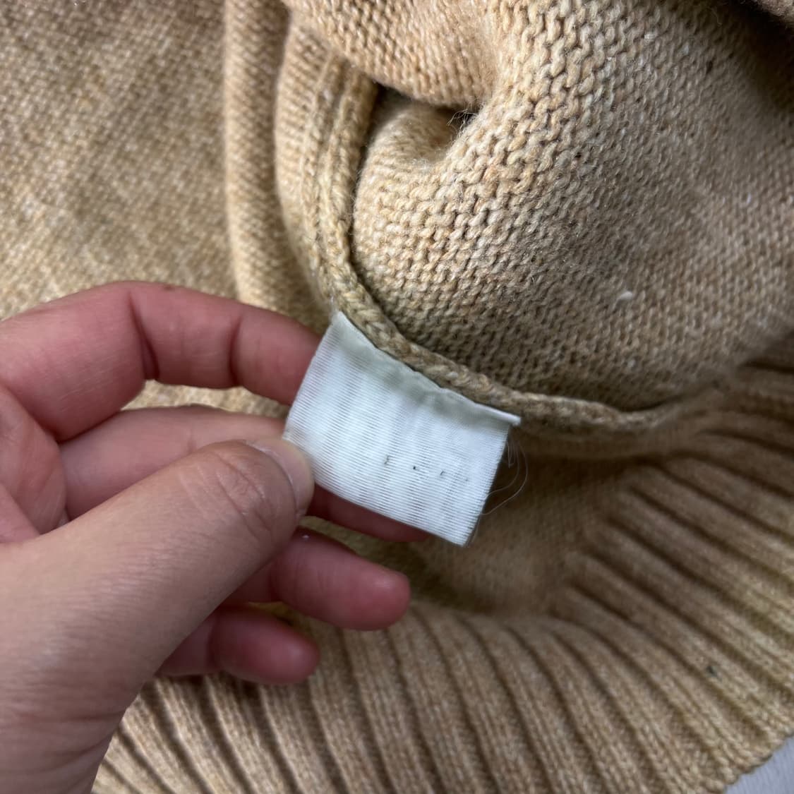 100 버버리 노바체크 울 반집업 니트 상품이미지4