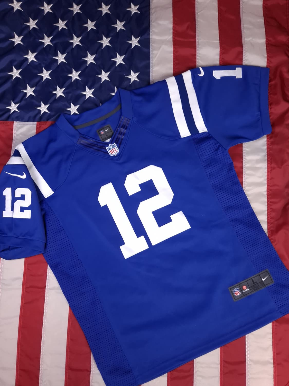 새제품급오리지날 나이키 X NFL 인디애나폴리스 콜츠 앤드류럭 풋볼 져지 상품이미지3