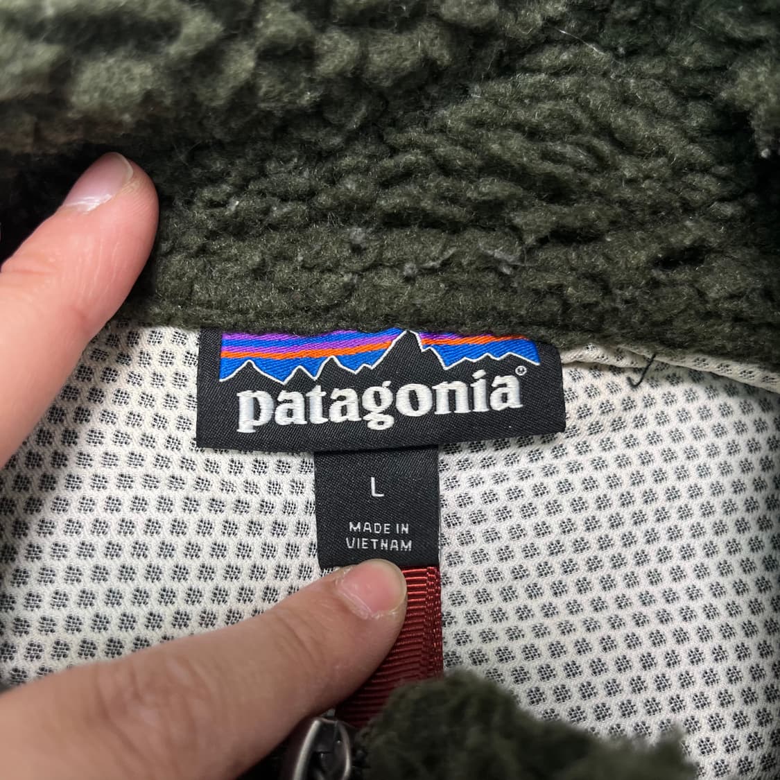 100 파타고니아 레트로 양털 플리스 자켓 상품이미지3