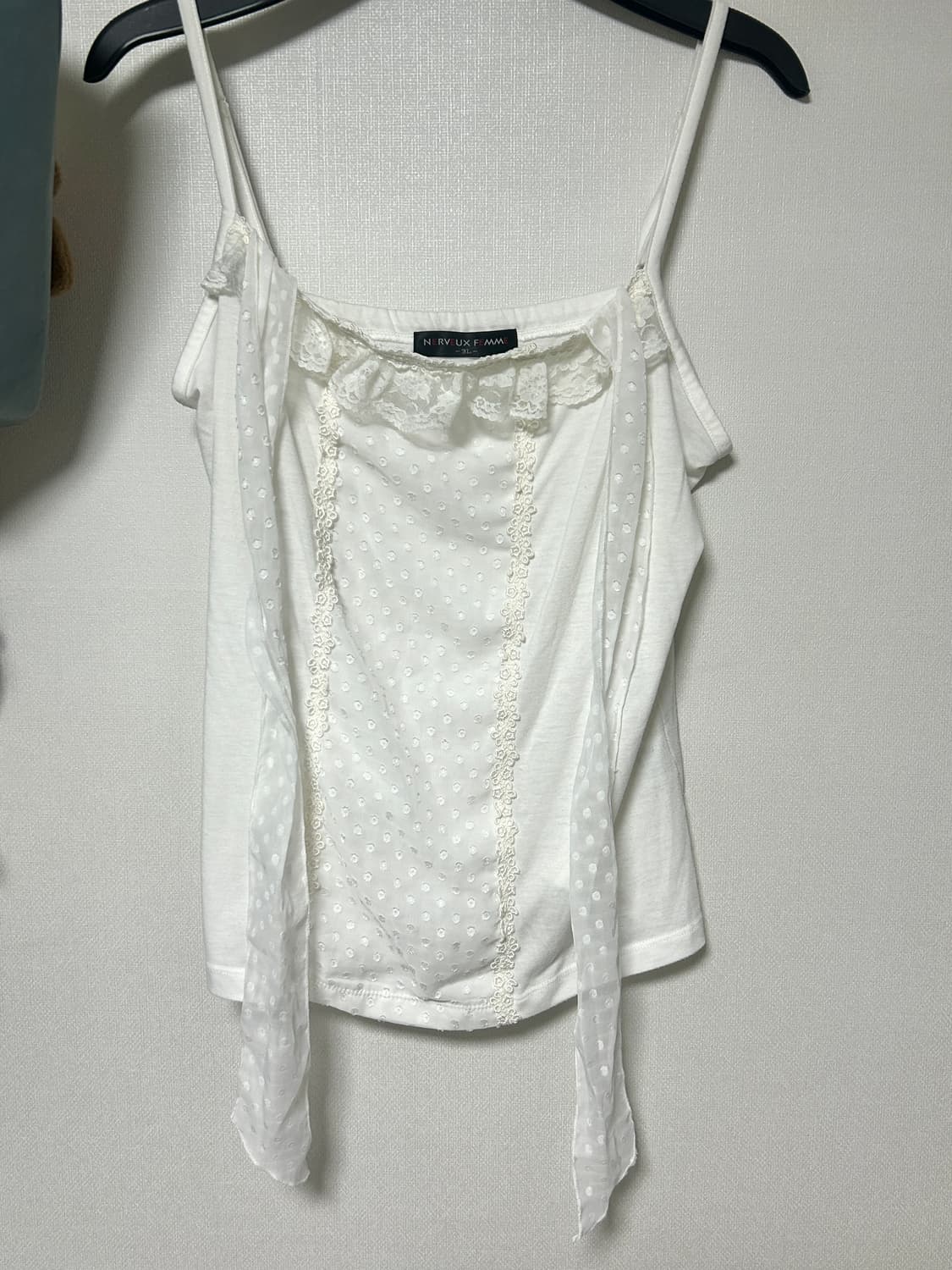 하니유빈티지 나시, 빈티지 슬리브리스, 도트 나시 상품이미지5