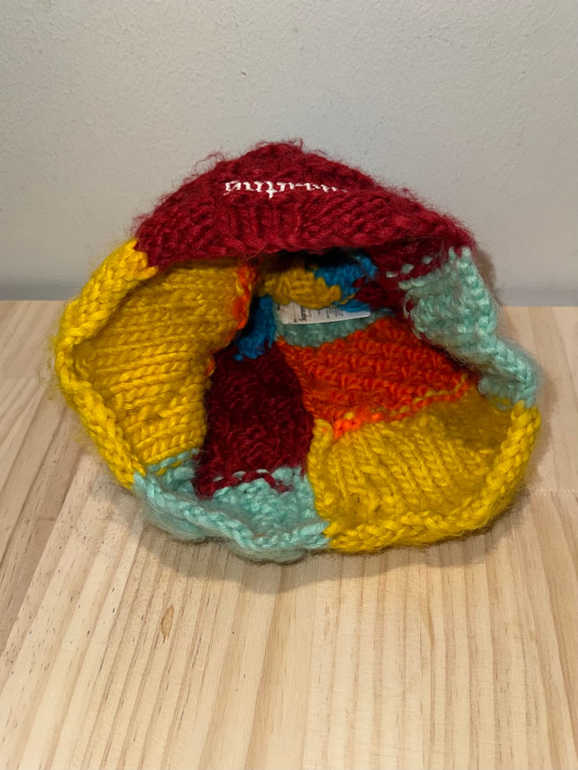 25ss 슈프림 블록 니트 멀티컬러 비니 상품이미지9