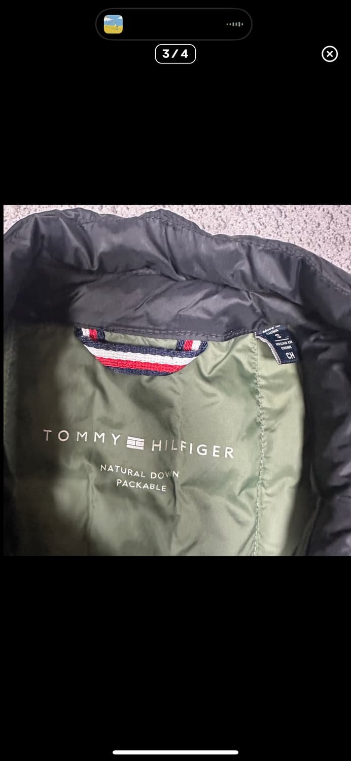  (바배) 타미 힐피거 덕다운 경량 패딩 상품이미지3