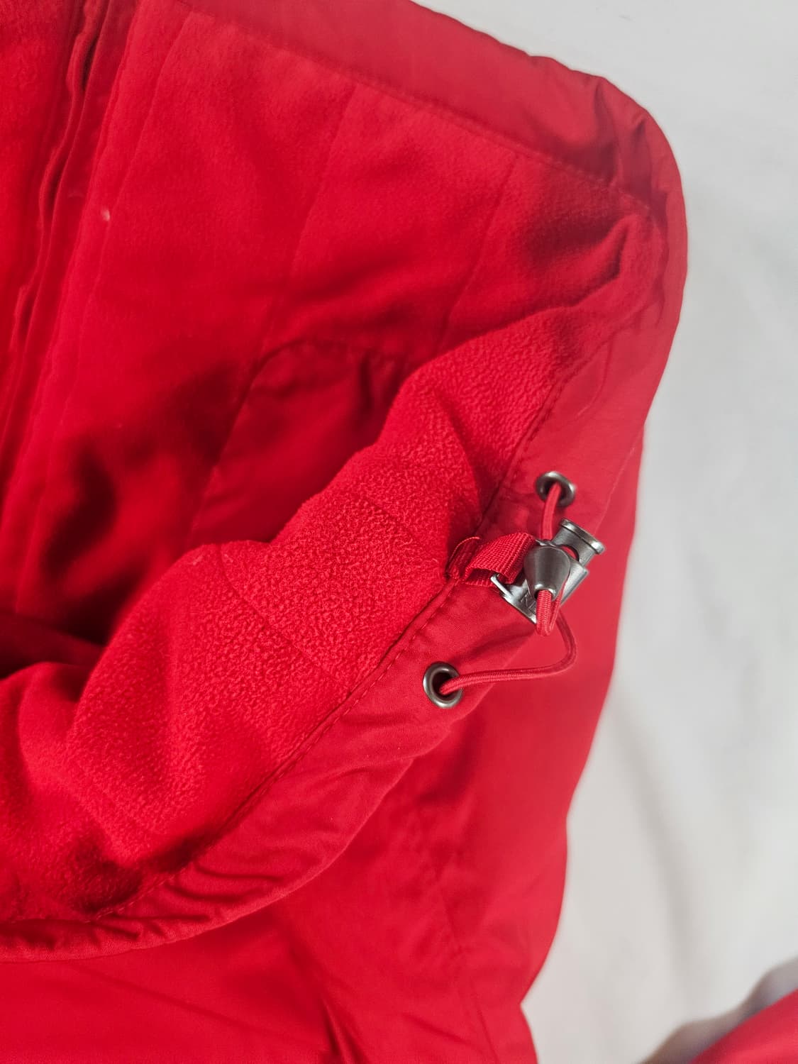 [M] 빈티지 폴로 랄프로렌 레드 플리스 안감 바람막이 패디드 점퍼 자켓 상품이미지7