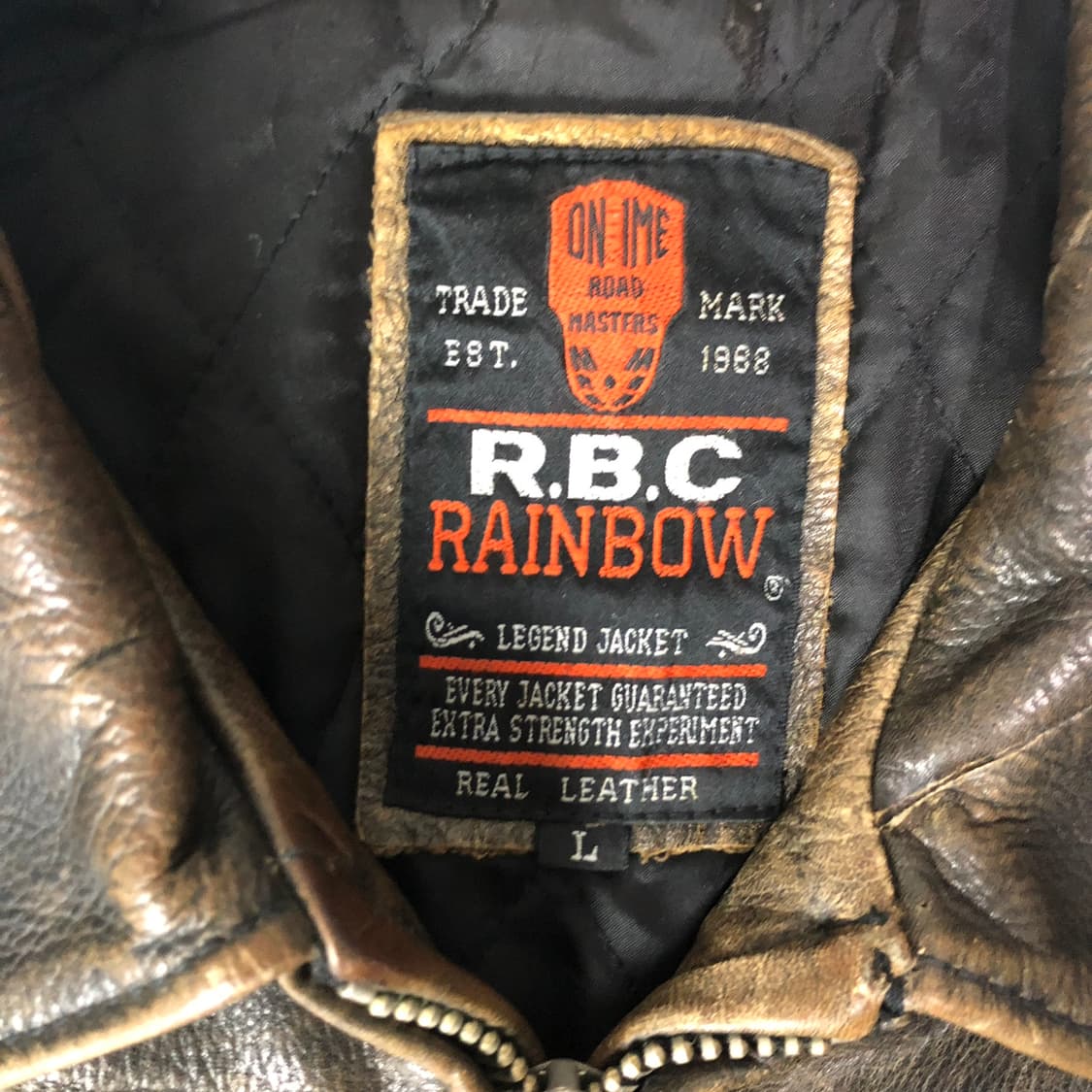 R.B.C 레더 봄버자켓  상품이미지7