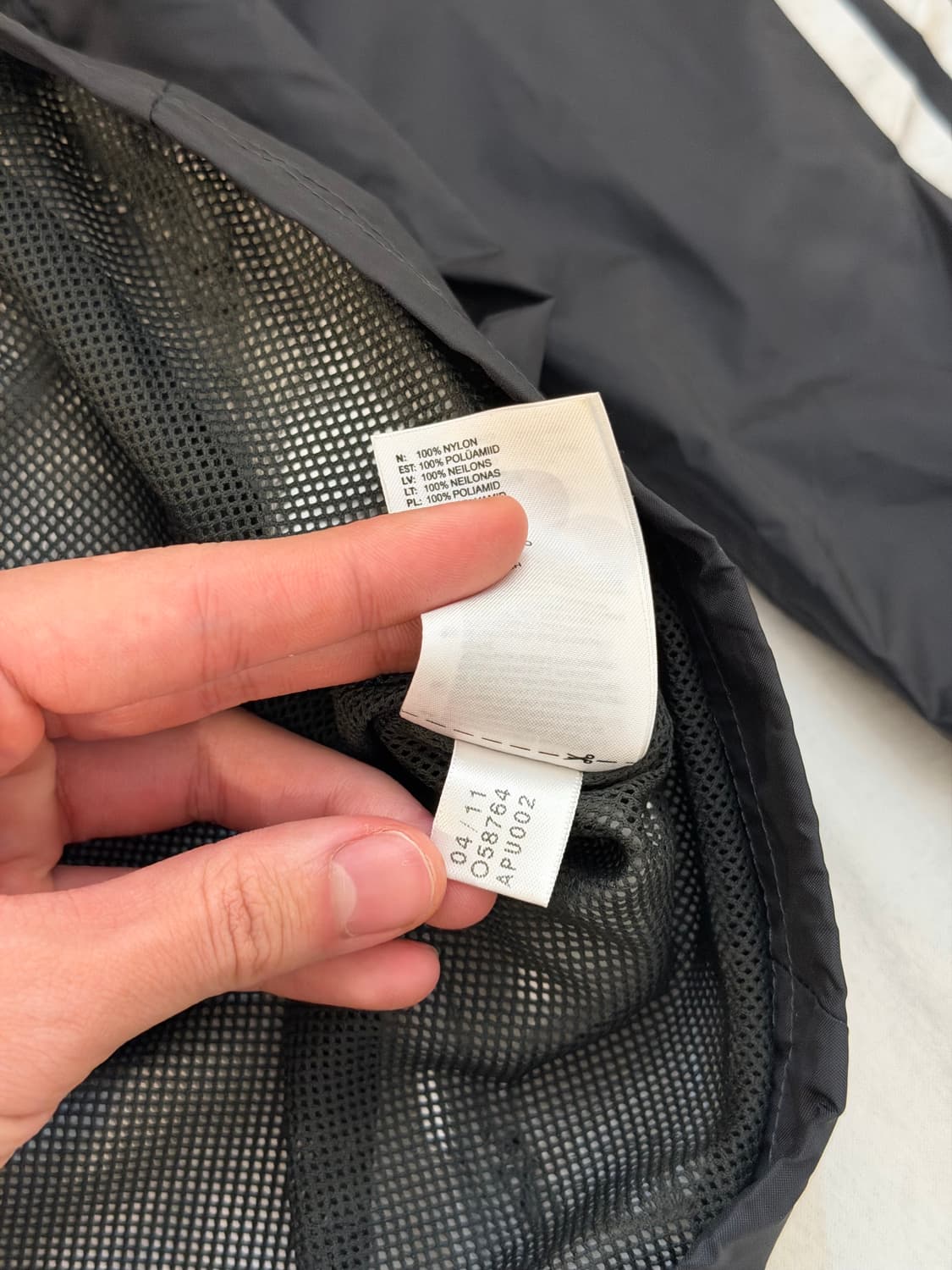 아디다스 11-12 리버풀 후드 탈착 바람막이 차콜 그레이 상품이미지7