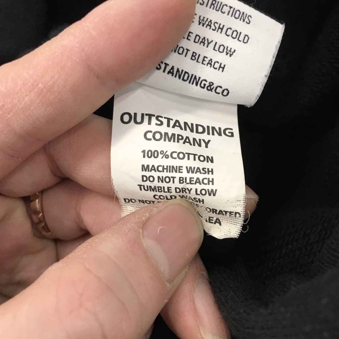 아웃스탠딩 일리노이 헤비웨이트 후드티셔츠 [M] 상품이미지6