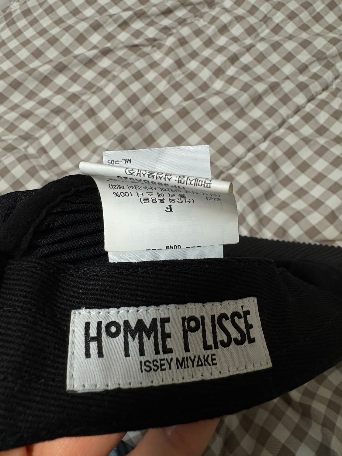 (택있는 새상품) 이세이미야케 옴므플리세 캡 상품이미지3