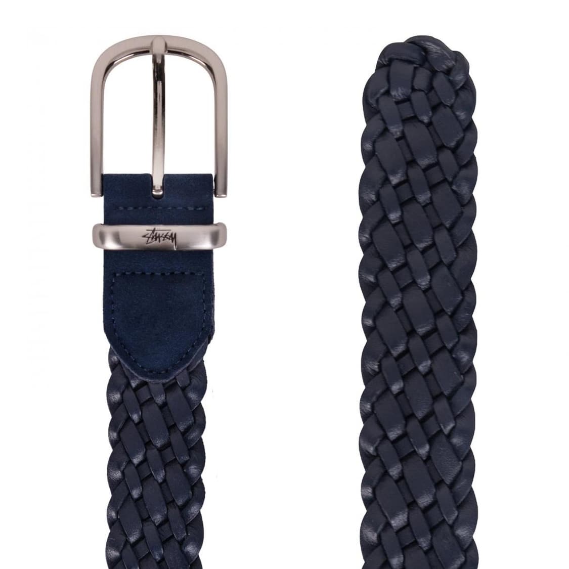 스투시 브레이디드 레더 벨트 인디고 상품이미지2