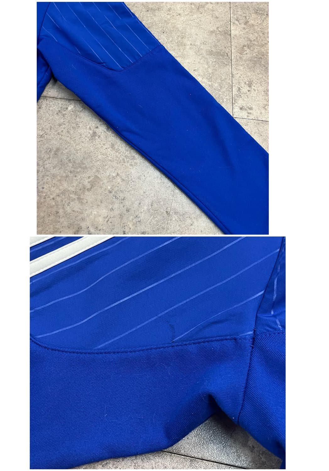 아디다스 기모 반집업 져지 블루 100 #csz2145 상품이미지6