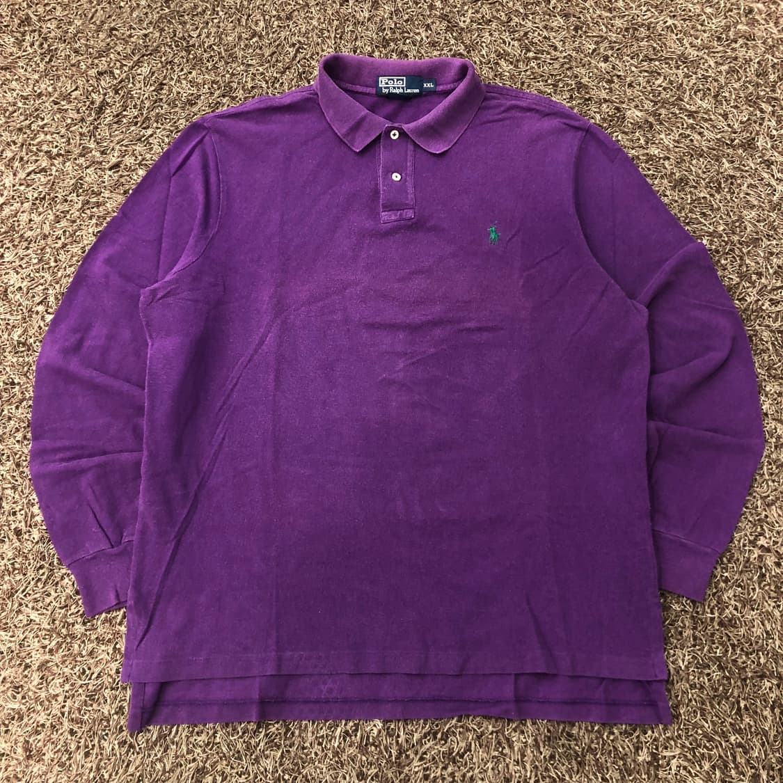 폴로 랄프로렌 90s 두산 카라 롱슬리브 티셔츠 상품이미지1