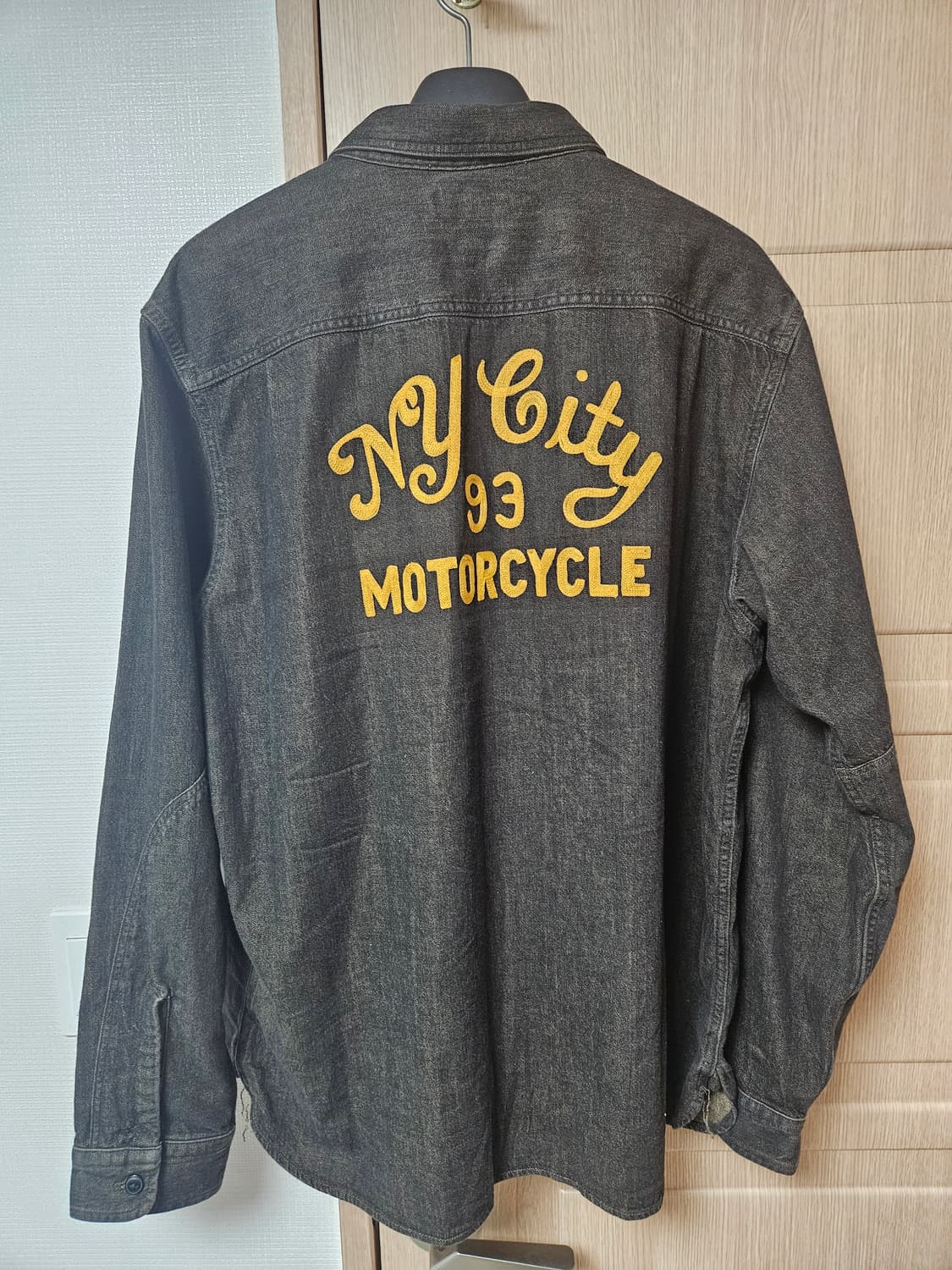 rrl 임브로이더 데님 셔츠 상품이미지2