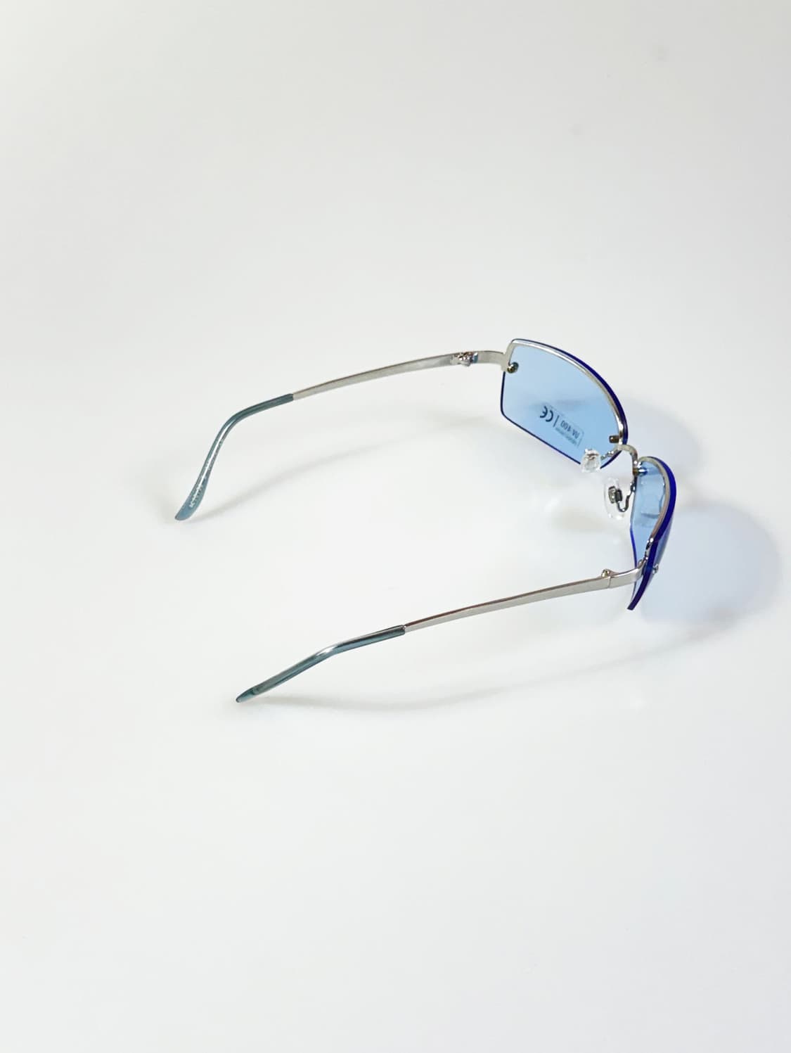 I.COM 무테 스퀘어 블루 틴트 빈티지 데드스탁 선글라스 상품이미지4