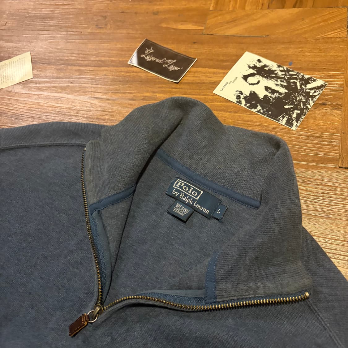 POLO RALPH LAUREN 하프 집업 니트 풀오버 상품이미지4