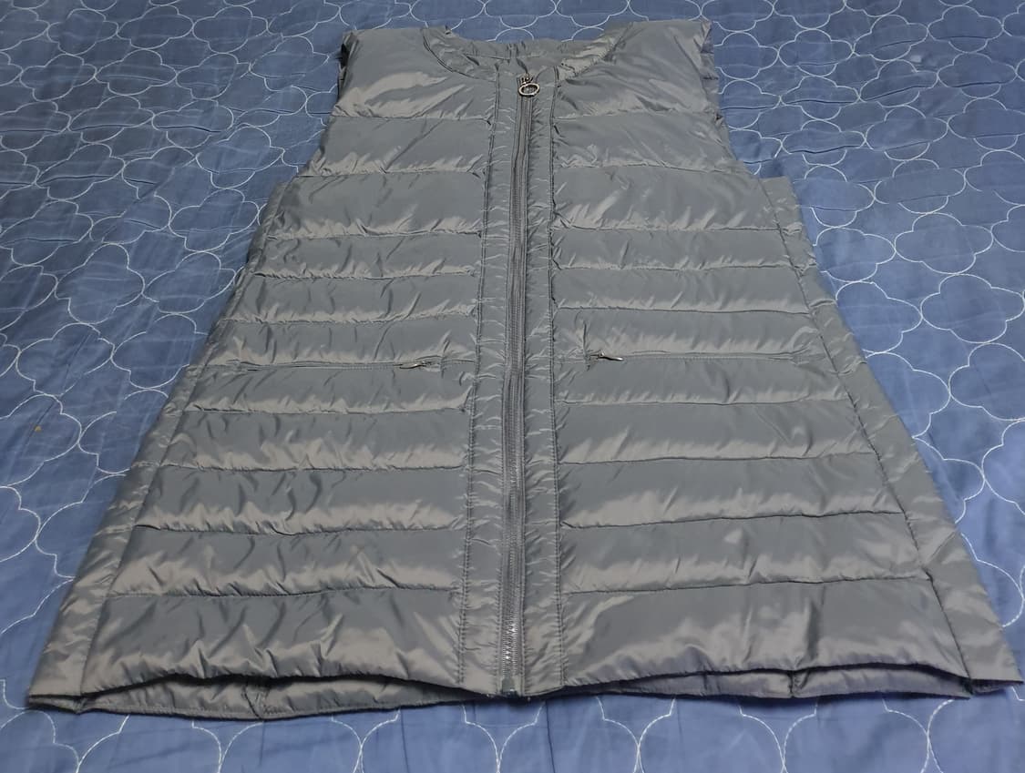 안시크 구스다운 경량 조끼패딩 차골 (M) 상품이미지1