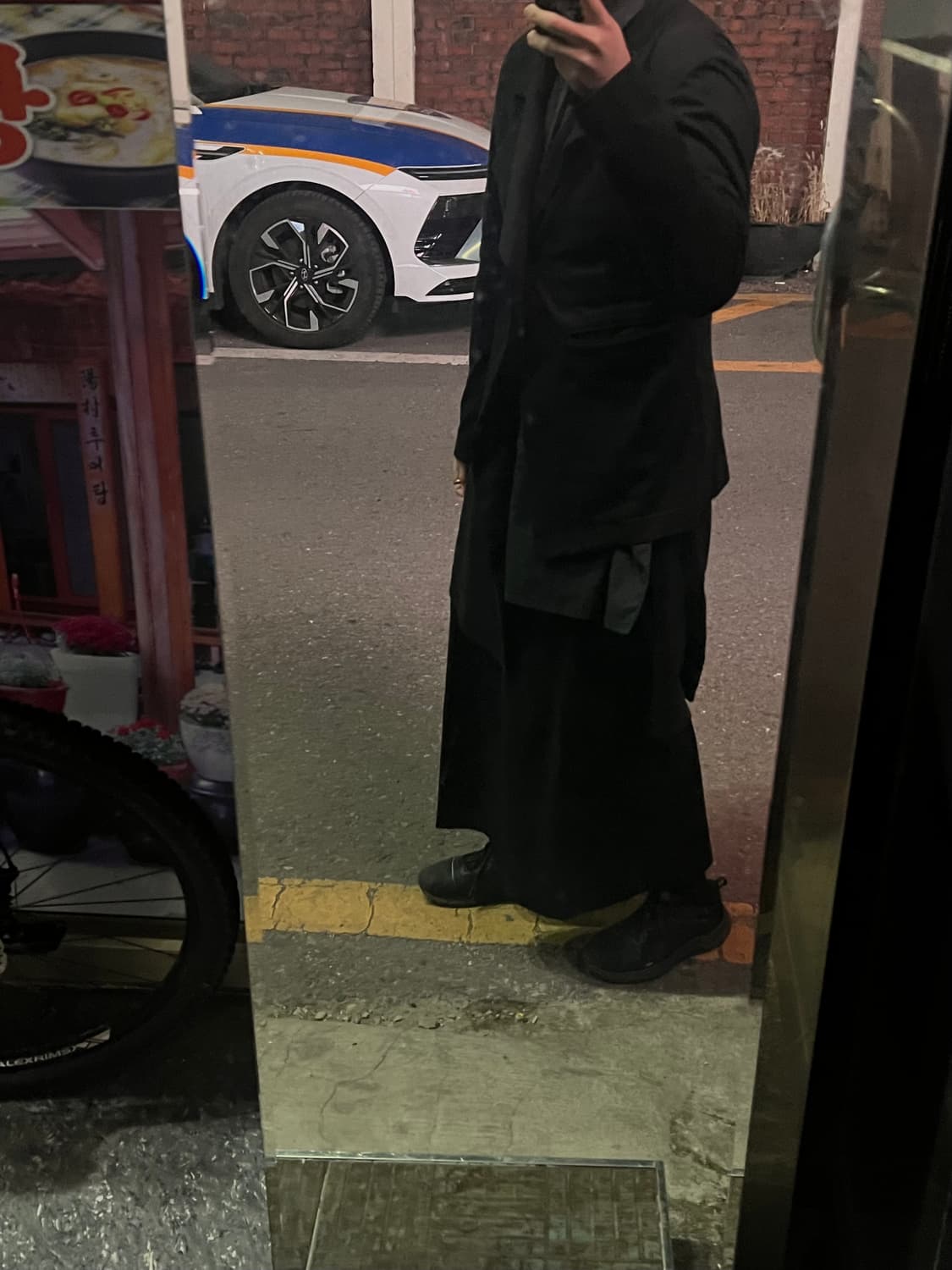 요지야마모토 비대칭 코트 상품이미지8