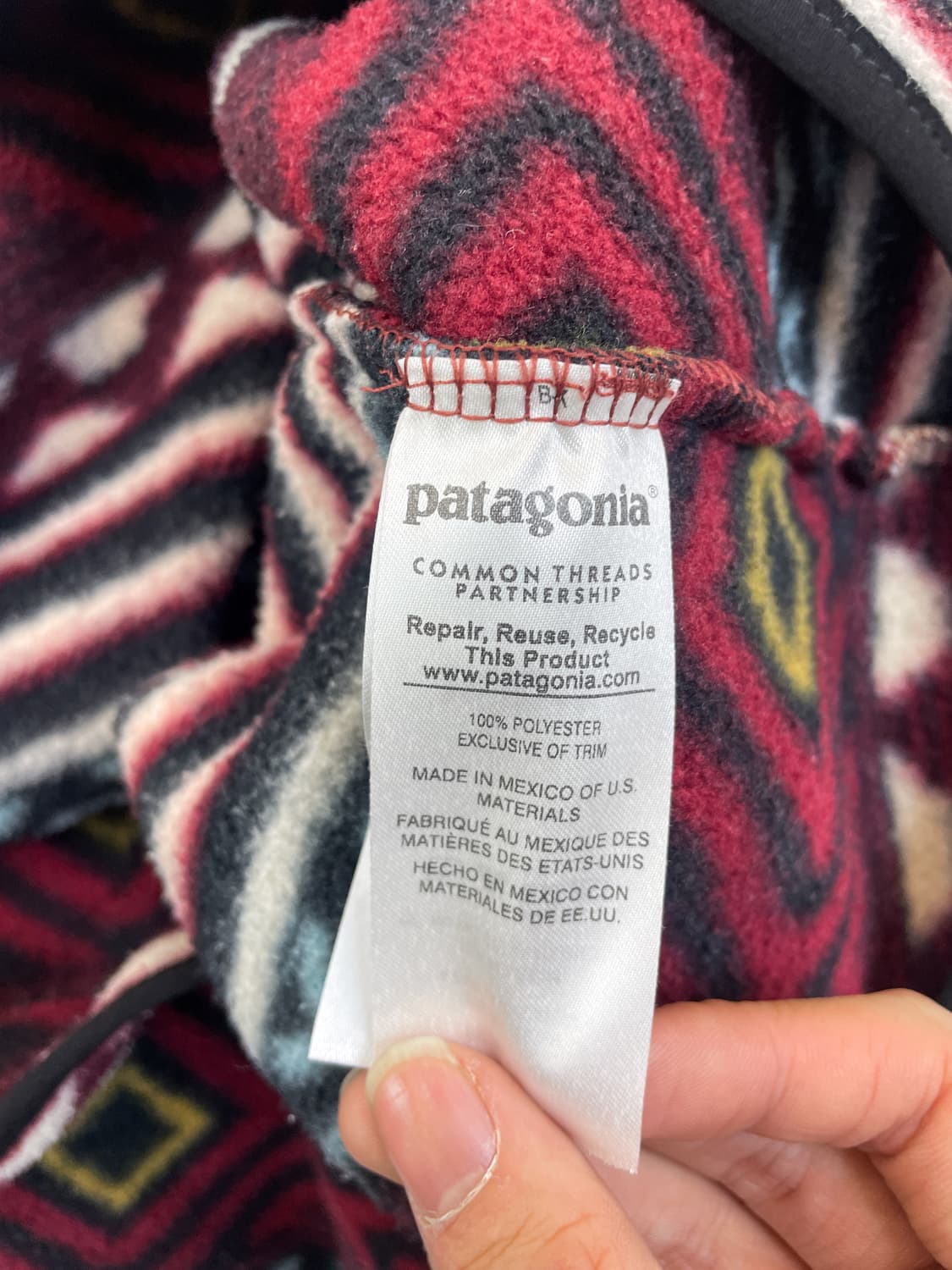 파타고니아 신칠라 에스닉 스냅버튼 플리스 상품이미지5