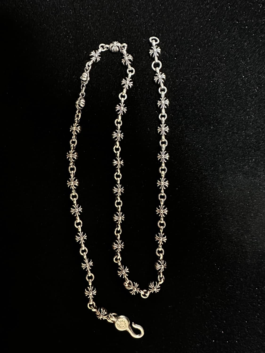 2000s 크롬하츠 올드 플라워 링크 체인 (56cm) 상품이미지6