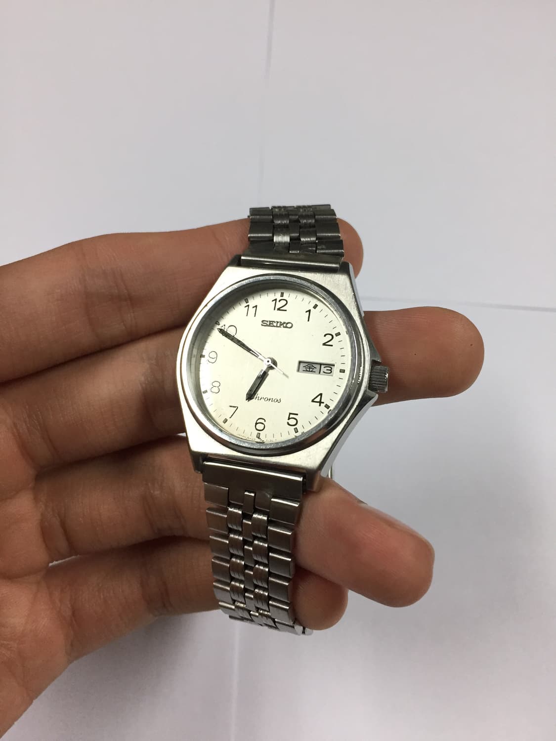 80s seiko chronos arabic quatz day-date 상품이미지2