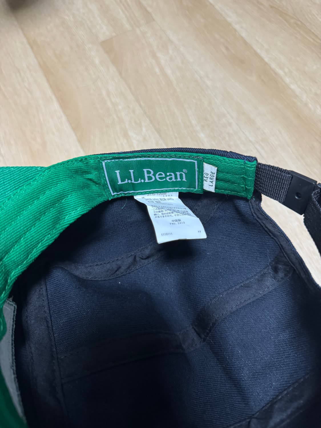 엘엘빈 x 빔즈 롱빌캡 네이비 상품이미지7